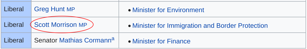 Screenshot of Scomo in the list